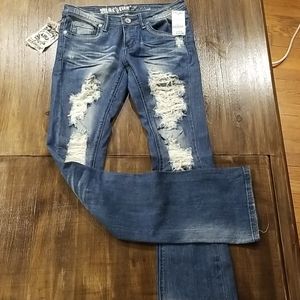 NWT Distressed Jeans